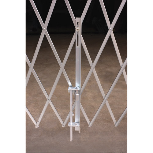 Galvanized Folding Security Gates, Fixed Single Folding, 4' L x 7' H Expanded Advanced Consulting and Training Ltd.