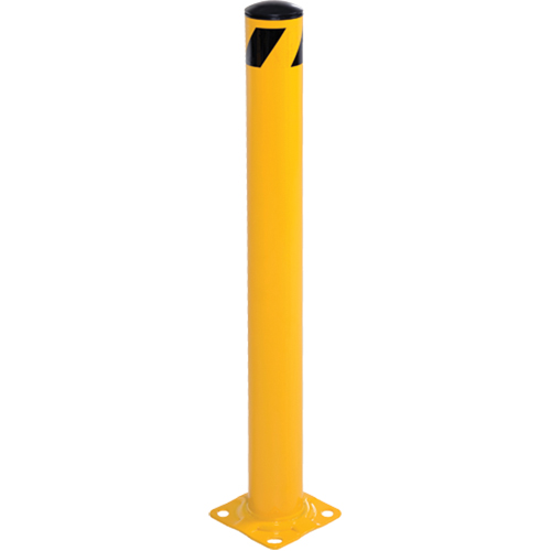Bollard, Steel, 42" H x 5-1/2" W, Yellow Advanced Consulting and Training Ltd.