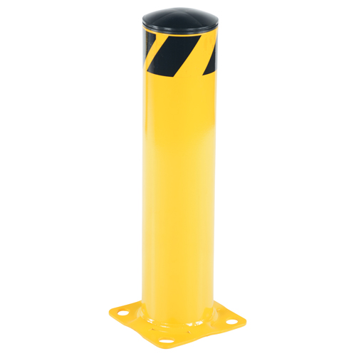 Safety Bollard, Steel, 24" H x 5-1/2" W, Yellow Advanced Consulting and Training Ltd.