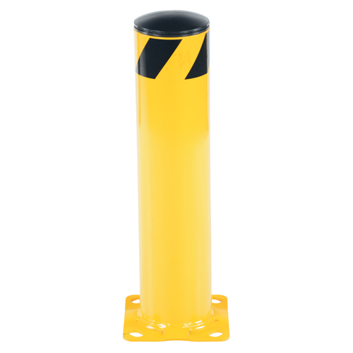 Safety Bollard, Steel, 24" H x 5-1/2" W, Yellow Advanced Consulting and Training Ltd.