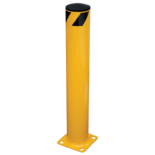 Safety Bollard, Steel, 36" H x 5.5" W, Yellow Advanced Consulting and Training Ltd.