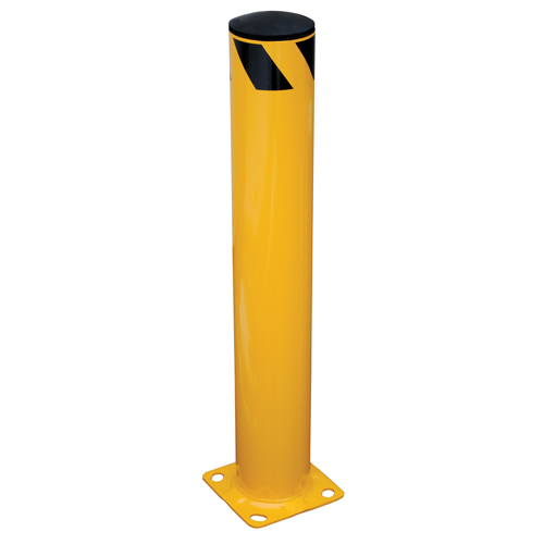 Safety Bollard, Steel, 36" H x 5.5" W, Yellow Advanced Consulting and Training Ltd.