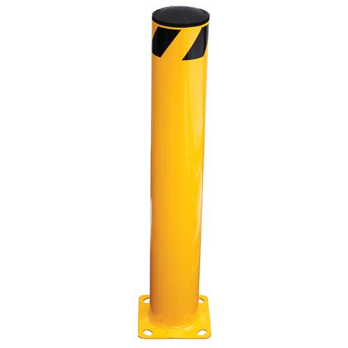 Safety Bollard, Steel, 36" H x 5.5" W, Yellow Advanced Consulting and Training Ltd.