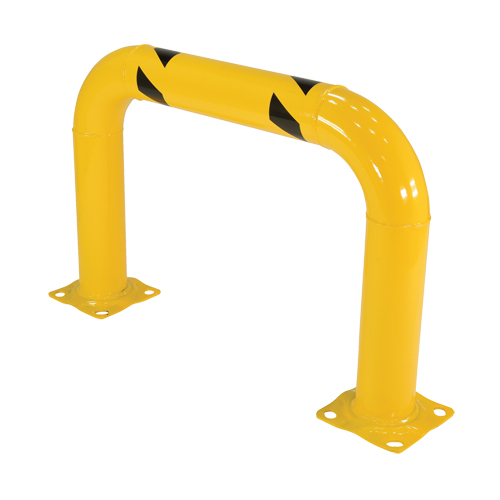 Garde-corps &agrave; profil &eacute;lev&eacute; pour machines, 3' la x 2' h, Jaune Advanced Consulting and Training Ltd.