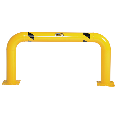 Garde-corps &agrave; profil &eacute;lev&eacute; pour machines, 4' la x 2' h, Jaune Advanced Consulting and Training Ltd.