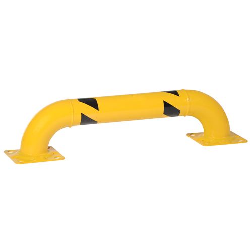 Garde-corps &agrave; profil bas pour rayonnages, 3' la x 0,75' h, Jaune Advanced Consulting and Training Ltd.