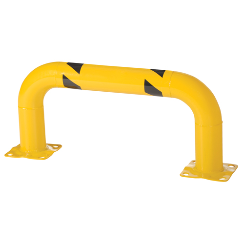 Garde-corps &agrave; profil bas pour rayonnages, 3' la x 1,4' h, Jaune Advanced Consulting and Training Ltd.