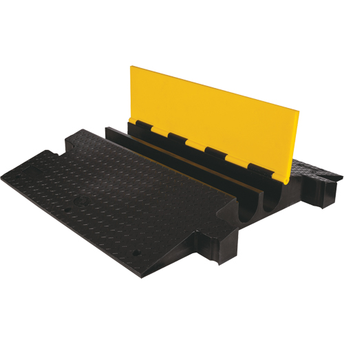 Protecteur de c&acirc;ble &agrave; traverse extr&ecirc;me Yellow Jacket, 2 canaux, 35,75" lo x 42,125" la x 5,125" h Advanced Consulting and Training Ltd.