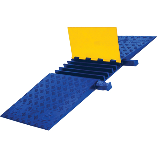 Protecteur de c&acirc;ble ADA/DDA robuste Yellow Jacket, 5 canaux, 18" lo x 50" la x 1,875" h Advanced Consulting and Training Ltd.