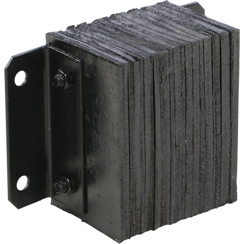 Laminated Dock Bumper, Horizontal, Rubber, 12" W x 6" D x 10" H Advanced Consulting and Training Ltd.