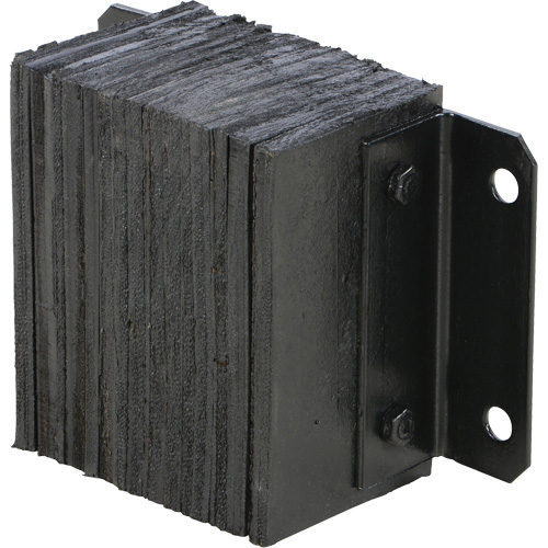 Laminated Dock Bumper, Horizontal, Rubber, 12" W x 6" D x 10" H Advanced Consulting and Training Ltd.
