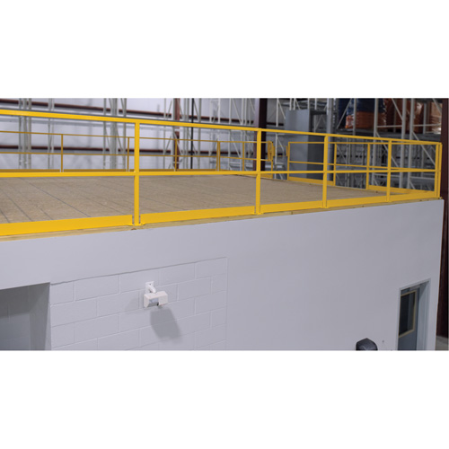 Mezzanine Safety Gate, 68-1/2" L x 42" H, 80-1/16" Raised, Yellow Advanced Consulting and Training Ltd.