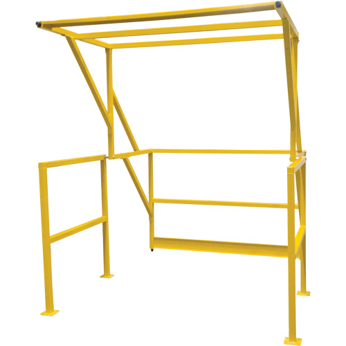 Barri&egrave;re de s&eacute;curit&eacute; pour mezzanine, 70" lo x 77" ha, 78" &eacute;lev&eacute;e, Jaune Advanced Consulting and Training Ltd.