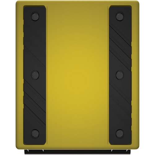Cale de roue ultra-robuste pour l'exploitation mini&egrave;re Checkers Safety, PEHD, Jaune, 14-1/2" la x 17-1/2" p x 16" h Advanced Consulting and Training Ltd.