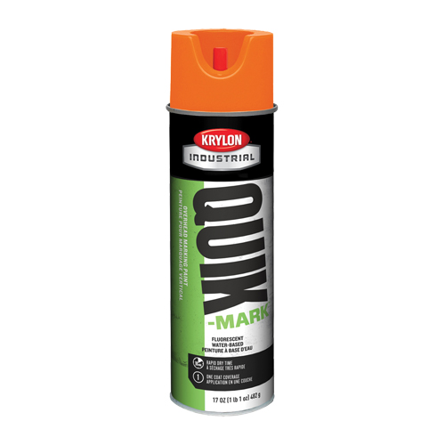 Peinture de marquage industrielle &agrave; base d'eau pour le travail en hauteur Quik-Mark, 17 oz, Canette a&eacute;rosol Advanced Consulting and Training Ltd.