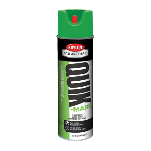 Peinture de marquage industrielle &agrave; base d'eau pour le travail en hauteur Quik-Mark, 17 oz, Canette a&eacute;rosol Advanced Consulting and Training Ltd.
