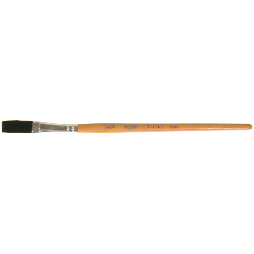 Pinceau une passe, Largeur de la brosse de 3/8", Soie de bœuf, Manche &agrave; Bois Advanced Consulting and Training Ltd.