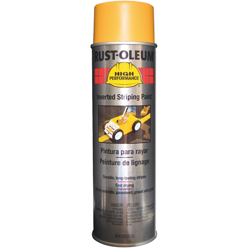 High Performance 2300 System Inverted Striping Spray Paint, Yellow, 18 oz., Aerosol Can Advanced Consulting and Training Ltd.