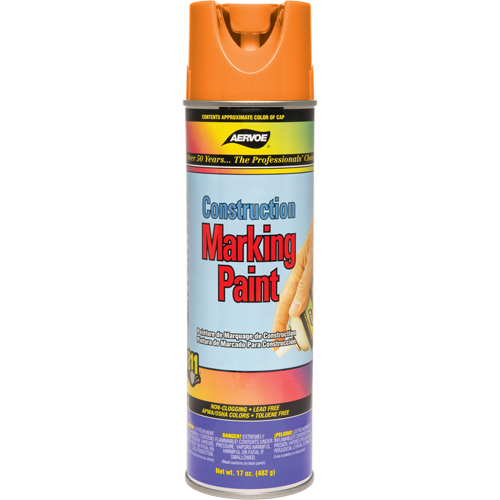 Peinture de marquage de construction, 17 oz, Canette a&eacute;rosol Advanced Consulting and Training Ltd.