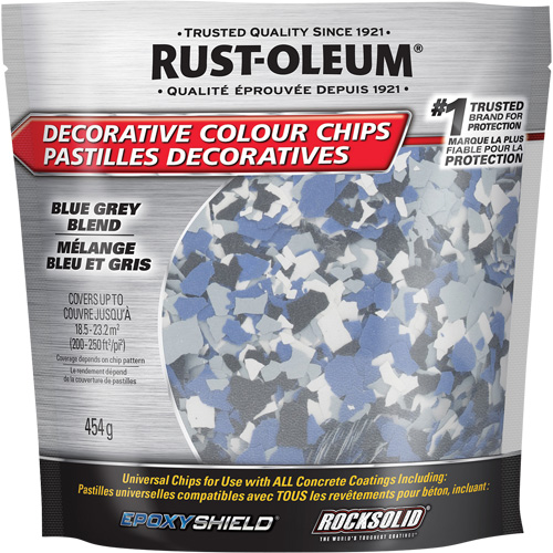 Decorative Colour Chips, 474 g, Bag, Blue Grey Blend Advanced Consulting and Training Ltd.