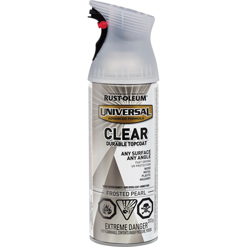 Universal Durable Top Coat, 312 g, Aerosol Can, Frosted Pearl Advanced Consulting and Training Ltd.