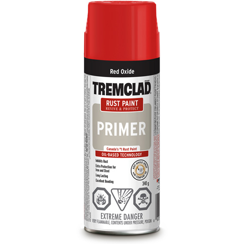 Tremclad&reg; Rust Primer Spray, Red Oxide, Very Flat, Aerosol Can Advanced Consulting and Training Ltd.