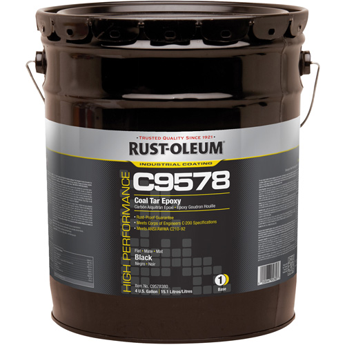 &eacute;poxy &agrave; base de goudron de houille et &agrave; haute teneur en solides du syst&egrave;me C9578, 4 gal., Seau Advanced Consulting and Training Ltd.