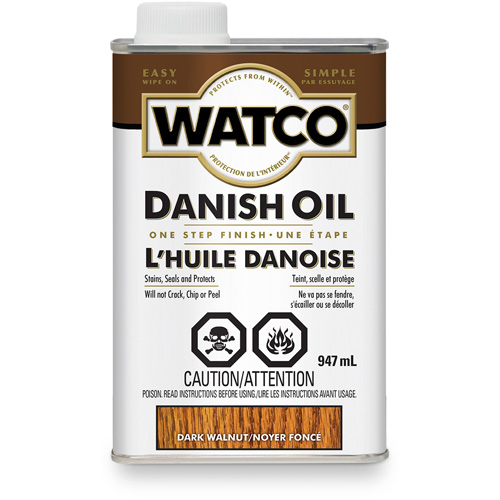 Huile danoise Watco, 947 ml, Noyer fonc&eacute;, Transparent Advanced Consulting and Training Ltd.