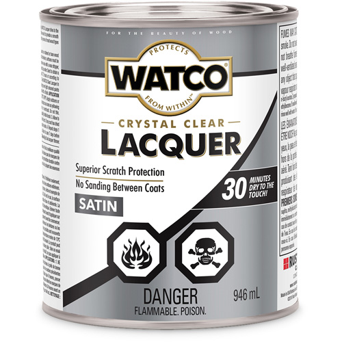 Laque pour bois Watco, 946 ml, Transparent, Satin Advanced Consulting and Training Ltd.