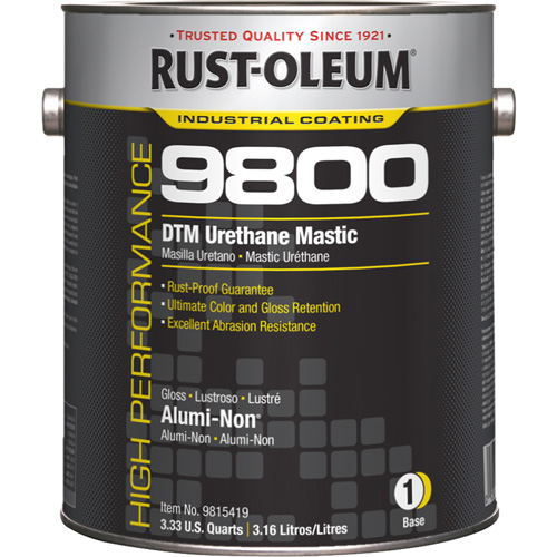 9800 System DTM Urethane Mastic, 1 gal., Alumi-Non, Gloss Advanced Consulting and Training Ltd.
