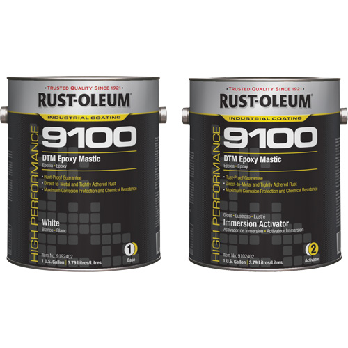 9100 System DTM Epoxy Mastic Base & Activator Kit, White, Gallon Advanced Consulting and Training Ltd.