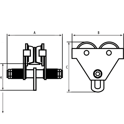 Chariots ajustables, 1000 lb (0,5 tonne) Advanced Consulting and Training Ltd.