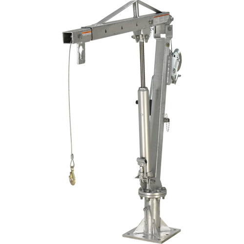 Winch Operated Truck Jib Crane, 1000 lbs. (0.5 tons) Capacity, 97" Max. Clearance Advanced Consulting and Training Ltd.