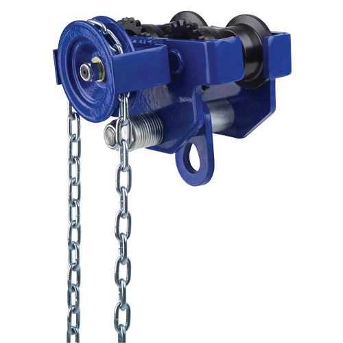 Geared Trolley, 1000 lbs. (0.5 tons) Capacity, 2-13/32" - 5" Advanced Consulting and Training Ltd.