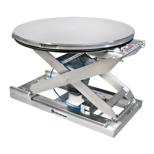 Positionneur pour palette &agrave; nivellement automatique EZ Loader SS - 100% acier inoxydable, 43" lo x 43" la, Capacit&eacute; 4000 lb Advanced Consulting and Training Ltd.
