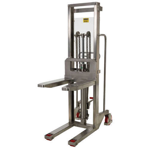 Hefti-Lift Load Stacker, Foot Pump Operated, 880 lbs. Capacity, 59" Max Lift Advanced Consulting and Training Ltd.