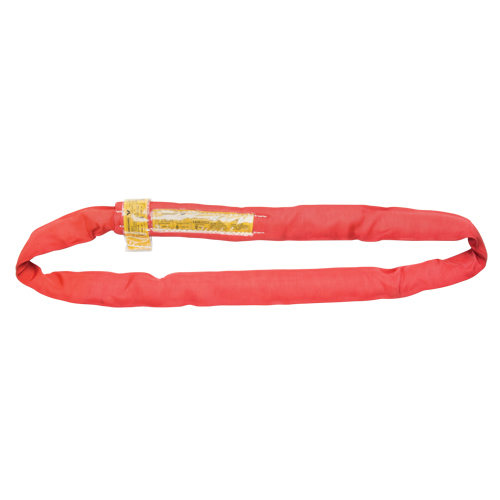Polyester Round Sling, Red, 3" W x 8' L, 14000 lbs. Vertical Load Advanced Consulting and Training Ltd.