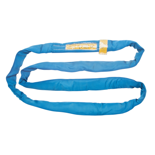 Polyester Round Sling, Blue, 4" W x 6' L, 23000 lbs. Vertical Load Advanced Consulting and Training Ltd.