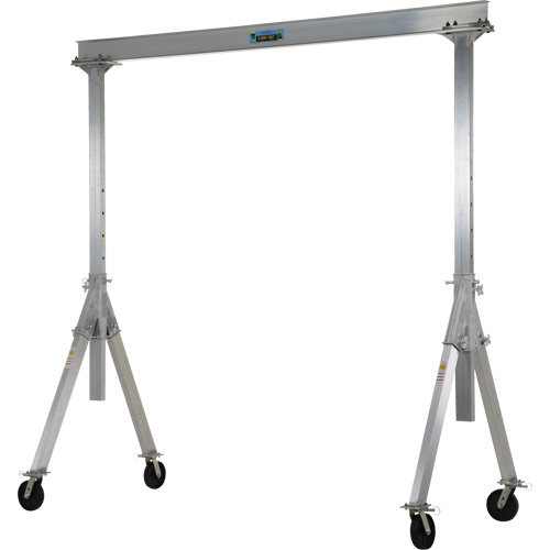 Adjustable Aluminum Gantry Crane, 8' L, 2000 lbs. (1 tons) Capacity Advanced Consulting and Training Ltd.
