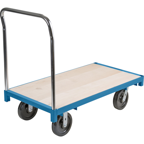 Chariot &agrave; plateforme robuste, 60" lo x 30" la, Capacit&eacute; de 2500 lb, Roues en Nylon Advanced Consulting and Training Ltd.