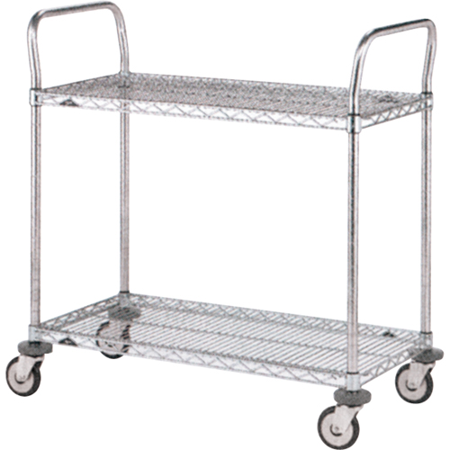 Standard-Duty Utility Carts, Stainless Steel, 24" x 39" x 36", 500 lbs. Capacity Advanced Consulting and Training Ltd.