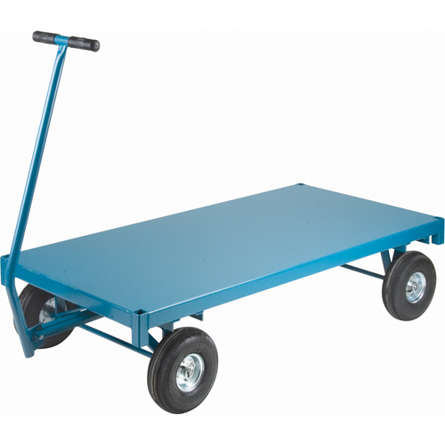 Chariots &agrave; plateforme - Chariots wagon ergonomiques &agrave; plateforme, 30" la x 60" la x Capacit&eacute; 1000 lb Advanced Consulting and Training Ltd.