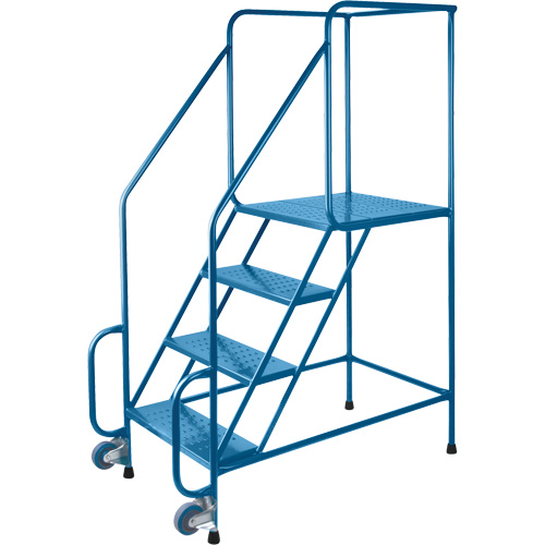 Tilt-N-Roll Ladders, Steel, 4 Steps, 22" Wide, 24" D x 38" H Top Step Advanced Consulting and Training Ltd.