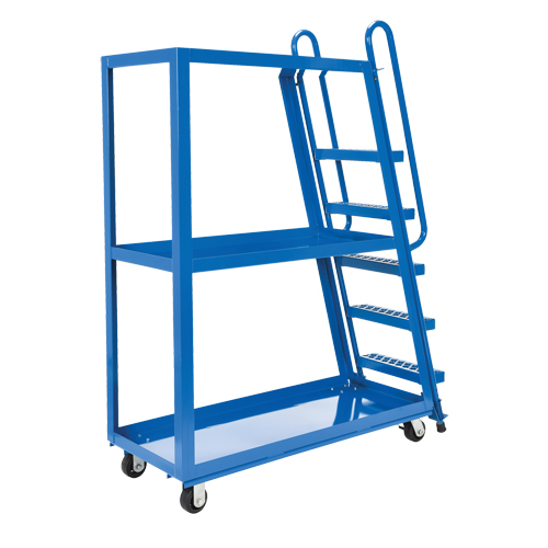 Chariot &agrave; cueillette, Acier, 21-7/8" la x 56-1/8" p, 3 tablettes, Capacit&eacute; 1000 lb Advanced Consulting and Training Ltd.