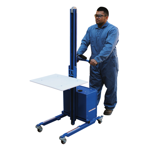 Quick Lift Platform Stacker, Electric Operated, 175 lbs. Capacity, 57" Max Lift Advanced Consulting and Training Ltd.
