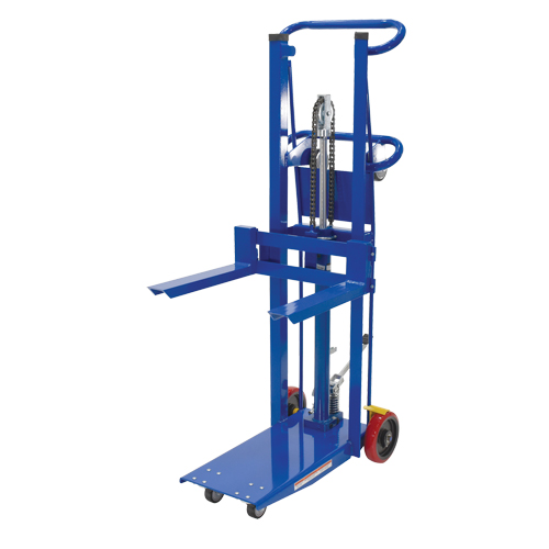 Empileur &agrave; plateforme, M&eacute;canisme Pompe au pied, Capacit&eacute; de 750 lb, Levage max de 52" Advanced Consulting and Training Ltd.