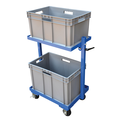 Chariot &agrave; cueillette, Acier, 30-11/16" la x 19-1/4" p, 2 tablettes, Capacit&eacute; 200 lb Advanced Consulting and Training Ltd.