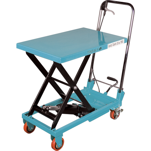 Heavy-Duty Hydraulic Scissor Lift Table, 27-1/2" L x 17-3/4" W, Steel, 330 lbs. Capacity Advanced Consulting and Training Ltd.