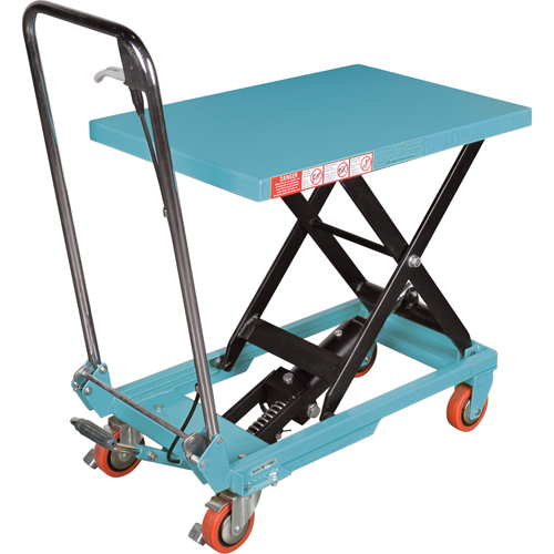 Heavy-Duty Hydraulic Scissor Lift Table, 27-1/2" L x 17-3/4" W, Steel, 330 lbs. Capacity Advanced Consulting and Training Ltd.