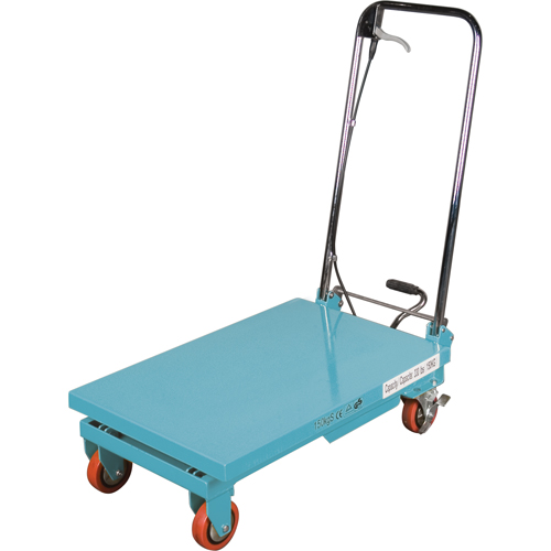 Heavy-Duty Hydraulic Scissor Lift Table, 27-1/2" L x 17-3/4" W, Steel, 330 lbs. Capacity Advanced Consulting and Training Ltd.